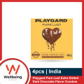 Playgard Pure Lust Extra Dotted Dark Chocolate Flavor Condom For Men 4pcs | India.