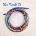 1.4M Colorful Laser TPU Data Cable Protector - Universal USB Charger Cable Sleeve. 