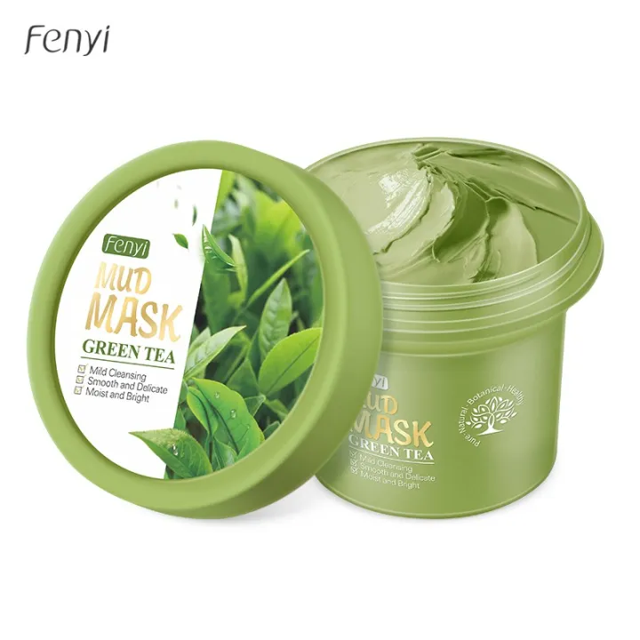Fenyi%20Green%20Tea%20Mud%20Mask%20Brightening%20Remove%20Acne%20Pores%20Blackheads%20Cleansing%20Oil%20Control-%20100ml%20-%20Image%205