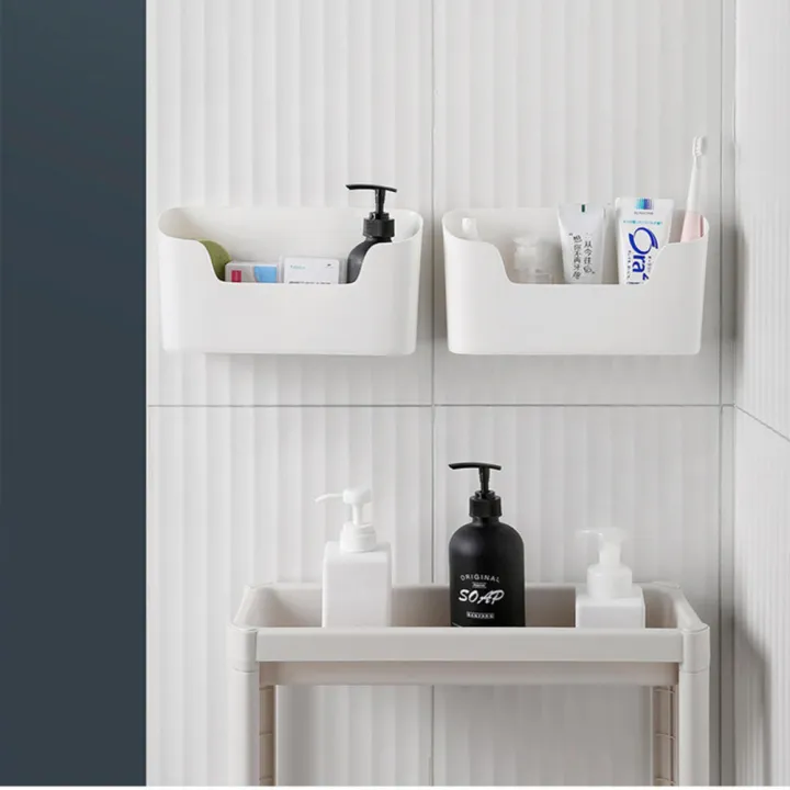 Non-punched%20Wall-mounted%20storage%20box%20Convenient%20Door-mounted%20Cabinet%20Plastic%20cabinet%20Wall-mounted%20Sundries%20storage%20for%20Kitchen%20organization%20Bathroom%20storage%20Home%20organization%20Small%20item%20storage%20-%20Image%202