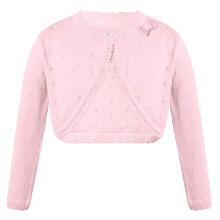 Bow Red Kids Cardigan Sweater Girl Outerwear Long Sleeve Cotton Girls Jacket For 2 4 6 8 10 12 13 Years Old Children Clothes