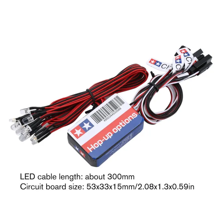 12%20LED%20Light%20Kit%20Steering%20Brake%20Simulation%20Flash%20Light%20for%201/10%20RC%20Car%20-%20Image%204