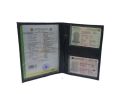 License Pouch Bag PU Leather Documents Holder for Car & Bike Synthetic Leather and Waterproof Bike Documents Holder for Bikers Keep Car Paper Safe, Use License Pouch Bag Documents Holder for bike ,Car, vehicle Made in own factory with PU Leather.