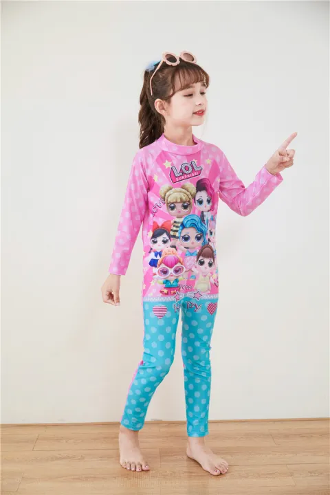 Cute%20long%20sleeved%20children's%20swimsuit%20baby%20girl%20beach%20suit%20with%20UV%20protection%20cloth%20with%20full%20pant%20and%20free%20cap%20-%20Image%205