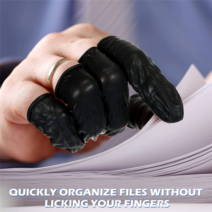 800%20Pcs%20Disposable%20Latex%20Finger%20Cots%20Protective%20Fingertips%20Gloves%20Spare%20Parts%20Accessories%20Black%20Anti%20Static%20Finger%20Cots%20Rubber%20Finger%20Sleeves%20-%20Image%202