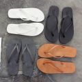 Fashion New Summer Non Slip Comfortable EVA Sole Soft Slippers Men's Flip Flops for Beach Daily 2024 Lovers Slipper Shoes Home. 