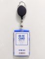 ID Card Cover Holder With Yoyo Hanging Clip Ring Badge ( 01 Pcs).