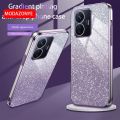 lthmy for VIVO Y77 5G case electroplating colorful soft glitter TPU cellphone cover luxury phone casing.