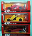 Rc Rechargeable Car Jack Royal 2.4Ghz Radio Control Ferrari 458 Super Car (Big Size) (Red).
