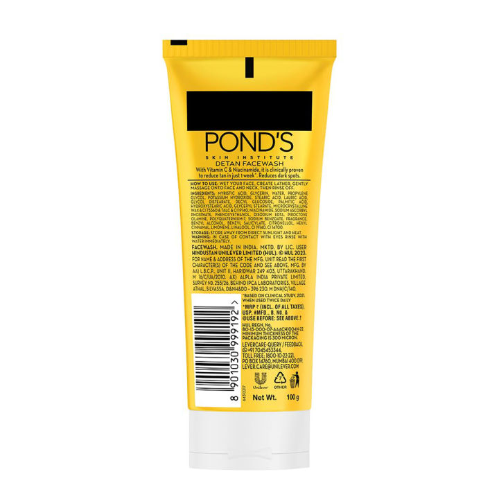 Pond's%20Detan%20Face%20Wash%20Sun%20Miracle%20100g%20-%20Image%203