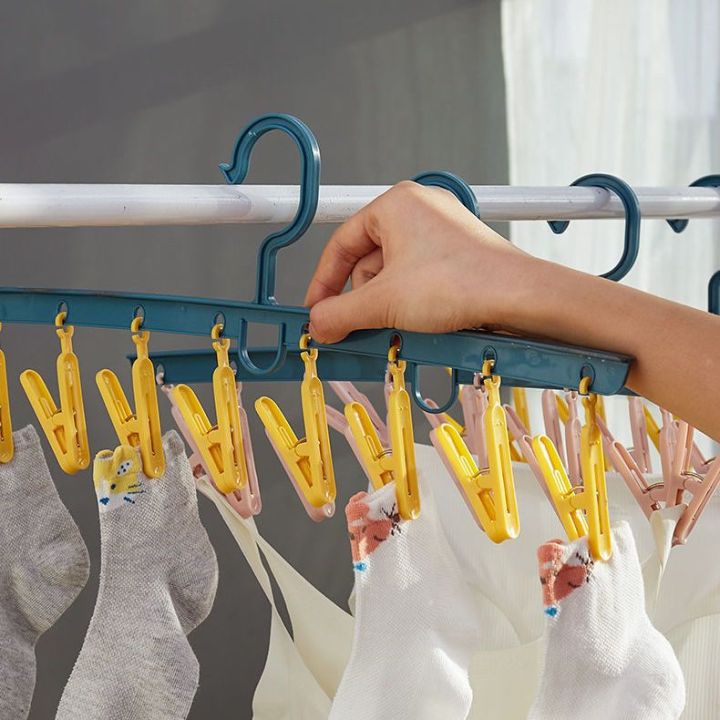 Multi-Function8Clothes%20Hanger%20Student%20Clothes%20Hanger%20Underwear%20Socks%20Household%20Hangers%20Plastic%20Clothes%20Hanger%20Drying%20Windproof%20-%20Image%208