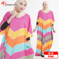 MU BAJU KAFTAN KELAWAR DEWASA FREE SIZE / BAJU KELAWAR LENGAN PENDEK / KAFTAN WANITA / BAJU TIDUR / WOMEN SLEEPWEAR. 