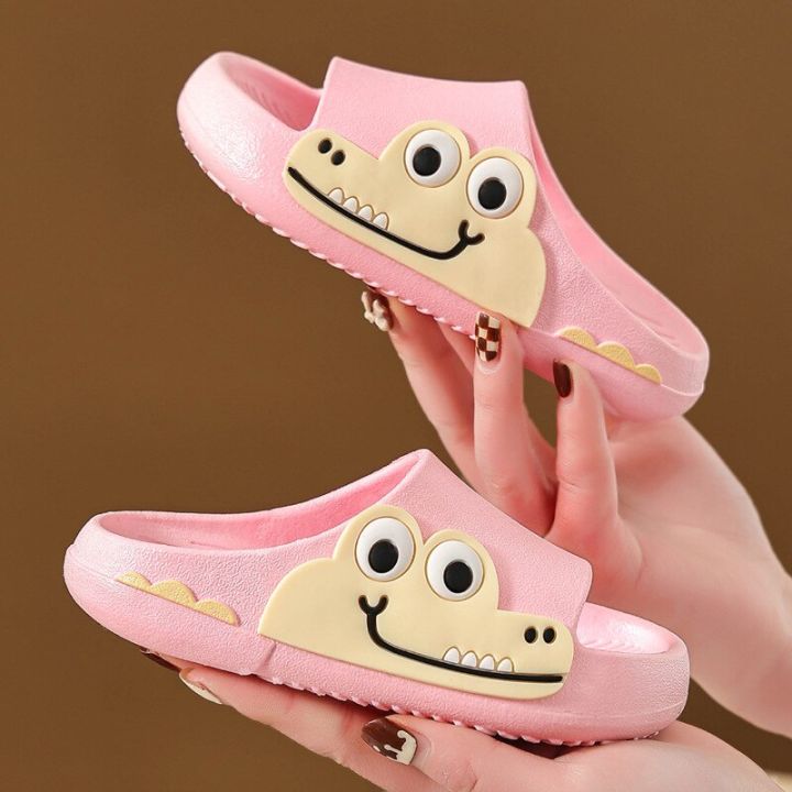 Cartoon%20Crocodile%20Children%20Slippers%20Open%20Toe%20Non-Slip%20Home%20Bathroom%20Shoes%20Baby%20Kids%20Slippers%20Summer%20Soft%20Sole%20Flats%20Shoes%20Boy%20-%20Image%202