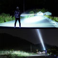 USB quad-core strong light super bright long-range LED searchlight.