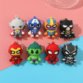 Cute Marvel Superhero The Avengers Keychains Creative Pendant Key Holder Fashion Accessories.
