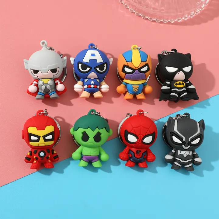 Cute%20Marvel%20Superhero%20The%20Avengers%20Keychains%20Creative%20Pendant%20Key%20Holder%20Fashion%20Accessories%20-%20Image%204