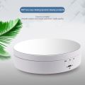 360 Degree Round Rotating Turntable Display Stand Photography Accessories Studio Photo Background Stand New(White). 