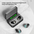 M36 Wireless Earphones Bluetooth V5.2 Wireless Headphones LED Display Noise Cancelling Earbuds with Mic.
