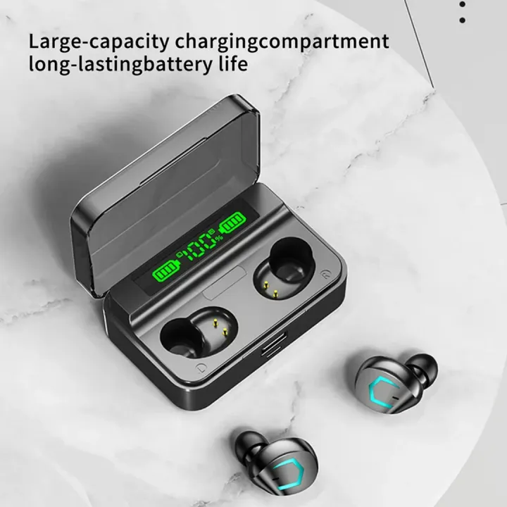 M36%20Wireless%20Earphones%20Bluetooth%20V5.2%20Wireless%20Headphones%20LED%20Display%20Noise%20Cancelling%20Earbuds%20with%20Mic%20-%20Image%203