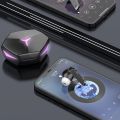 T33 TWS Gaming Headsets Low Latency Bluetooth-compatibl Earphones Stereo Wireless 5.2 Noise Cancellation Touch Control Headphone.