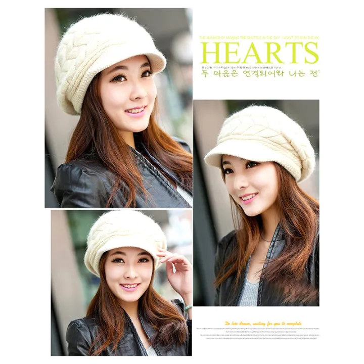 Family%20Flower%20Flash%20Sale%20GUIN%20Women%20Knitted%20Hat%20Winter%20Warm%20Knitted%20Baggy%20Beret%20Beanie%20Hat%20Ski%20Hat%20-%20Image%203