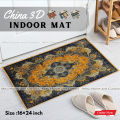 China 3D Door Mat Paposh Doormat Water Absorbent Floor mat 16 * 24 inch anti slip mat Red , Blue , Black , White Indoor mat Room mat Rugs carpet.