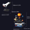 Rotating Solar System Light Sets Building Blocks Sun Earth Model Universe Series Space Science Education DIY Bricks Toy Kid Gift KankongAgu. 