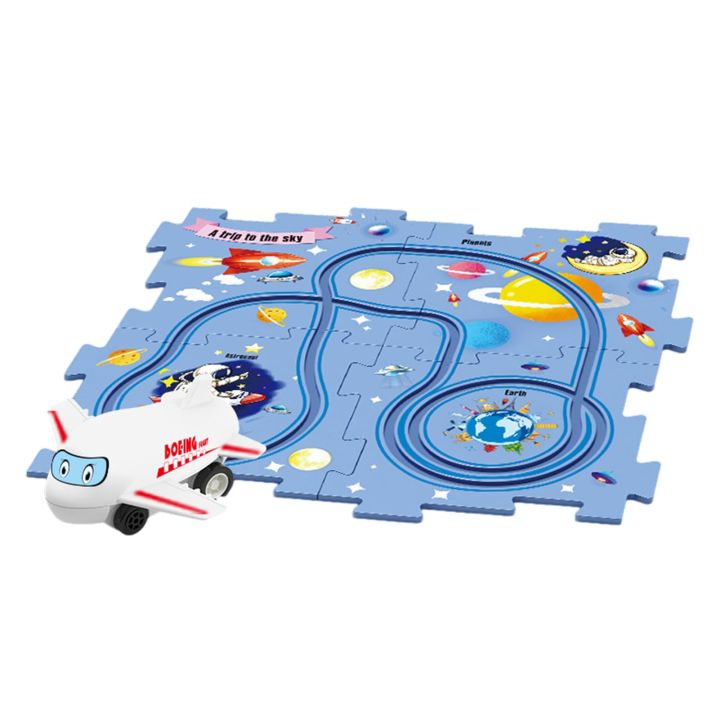 Space Subway - Electric Railcar toy Puzzle Set of 5 Modules