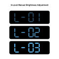 GC Digital Clock LED Electronic Alarm Clock, Date, Time, Week, Temperature, And Humidity Display, Modern Desk And Wall Clock, For Bedroom, Living Room And Office. 