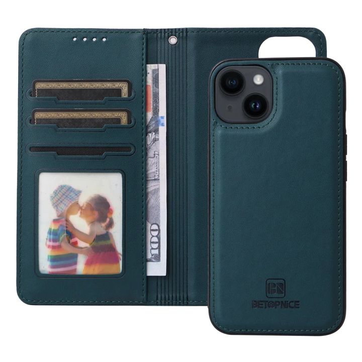 BETOPNICE%202%20in%201%20Detachable%20Wallet%20Magnetic%20Leather%20Case%20for%20iPhone%2015%20Pro%20Max%2012%2013%20Mini%2014%20Plus%20Magnet%20Clasp%20Folio%20Flip%20Case%20Solo%20Yolo%20-%20Image%207