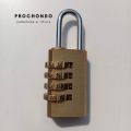 Luggage Lock 4 Digit Tala combination password brass padlock for heavy duty security lock. 