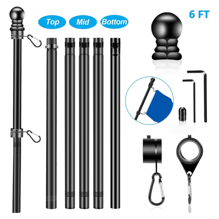 Flag%20Pole%20set%20for%20House%20Porch,%206%20FT%20Thickened%20Wall%20Mount%20Flagpole%20-%20Image%202