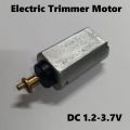 Electric Trimmer DC 1.2V 3.7V 6000RPM Hair Clipper Drive Haircut 180 Motor Front Side BLACK PLASTIC For Electric Clipper Trimmer Shaving Machine Motor 2 Pin Leads. 