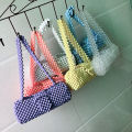 Custom handmade beaded Xiaohongshu Internet celebrity armpit shoulder bag, multi-color acrylic beads, hand-worn beaded bag.