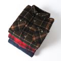Men Long Sleeve Sherpa Lined Shirt Jacket Fleece Plaid Flannel Shirts Casual Autumn Winter Thick Warm Thermal Shirt USA Size.