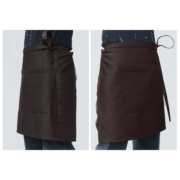 Cotton%20Waist%20Apron%20With%20Pockets%20Premium%20Waterproof%20Anti-oil%20Anti-fouling%20Dust-proof%20Cooking%20Apron%20-%20Image%205
