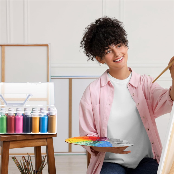 3%20Pcs%20Paint%20Storage%20Box%20for%202%20Fl.%20Oz%20Acrylic%20Paints,%20Acrylic%20Portable%20Craft%20Art%20Organizer%20with%20Handle,%2030%20Bottles%20White%20-%20Image%204