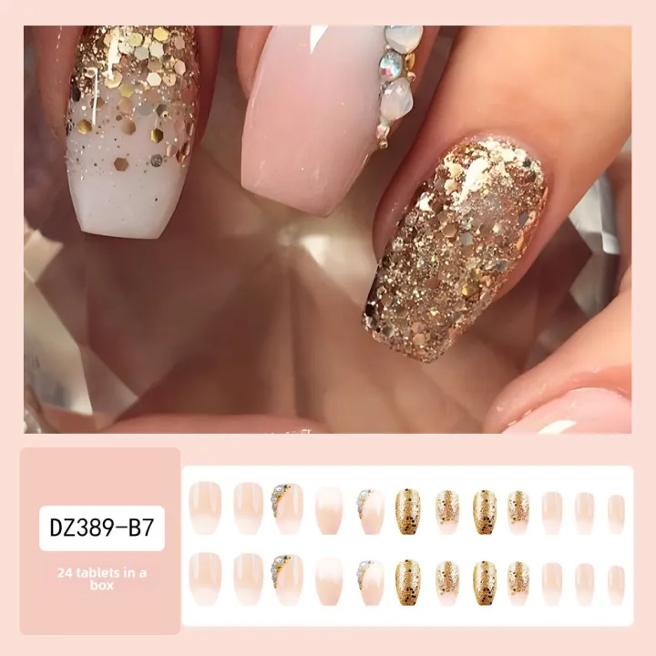 24%20Pcs%20Fake%20Nails%20Box%20For%20Women%20Liquid%20Glue%20-%20Fake%20Nails%20-%20Image%204