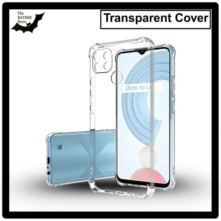 For Realme C21 Transparent Cover TPU Soft Flexible Airbag Transparent Silicone Case | Back Case Cover For Smartphone