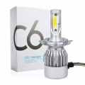 C6 LED Headlight H4 for universal bike - 1pcs. 