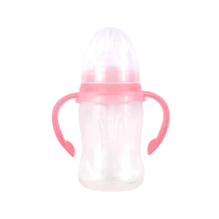 Airle%20new%20children's%20pp%20baby%20bottle%20maternal%20and%20baby%20products%20baby%20wide%20mouth%20straw%20handle%20baby%20bottle%20drop%20resistant%20spot%20straight%20hair%20-%20Image%205