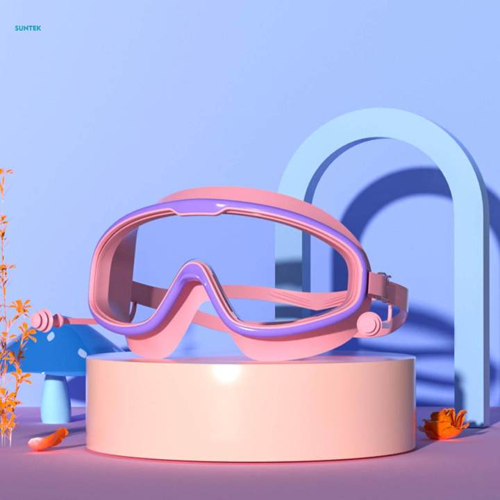 Kids Swim Goggles Swimming Glasses for Swimming Pool Snorkeling Diving Pink