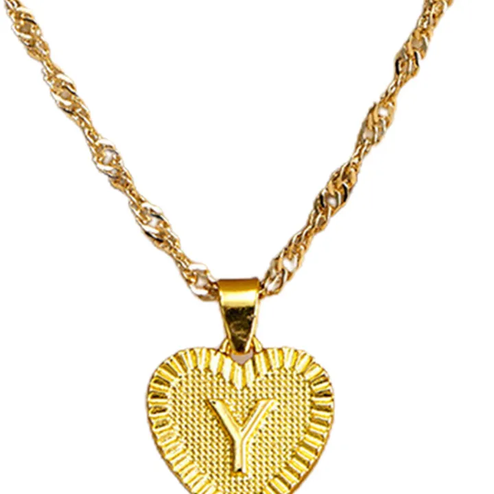 Pendant%20Necklace%20A-Z%20Initial%20Letter%20Heart%20Shape%20Jewelry%20Simple%20Bright%20Luster%20Necklace%20for%20Birthday%20-%20Image%204
