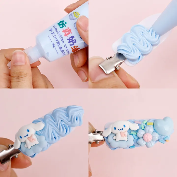Cream%20Gum%20Kids%20Handmade%20DIY%20Hairpin%20Set%20Resin%20Accessories%20Girl%20Homemade%20Hair%20Accessories%20Material%20Pack%20-%20Image%204