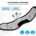 EsoGoal Wireless Sleep Mask Bluetooth Music Eye Mask Sleep Headphones Wireless Headphones Cotton Sleeping Eye Cover Travel Bluetooth Sleep Mask Sleeping Headset with Built-in Speakers for Air Travel Siesta Sleeping. 