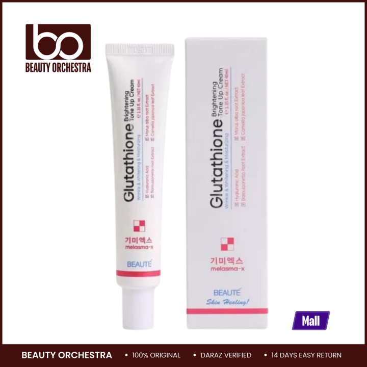 Beaute Glutathione Brightening Tone Up Cream - 40ml | Daraz.com.bd