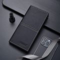 Men Long Thin Slim Wallet Vintage Pu Leather Male Credit Card Holder Brown Money Purses Solid Simplicity Business Wallet For Man. 