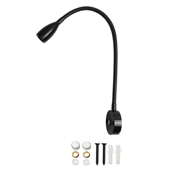 Black%20%20DC12V%2024V%203W%20RV%20Boat%20LED%20Reading%20Light%20with%20USB%20Charing%20rt,%20Gooseneck%20Touch%20Dimmable%20Yacht%20Truck%20Map%20Chart%20Lamp%20-%20Image%202