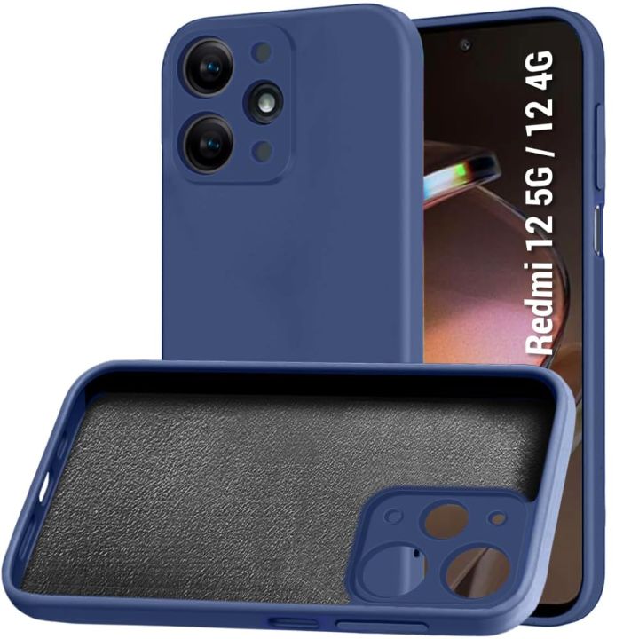 FOR REDMI 12 4G SOFT SILICONE BACK COVER