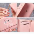 Women Wallet Fashion Cute Cat Money Bag. 